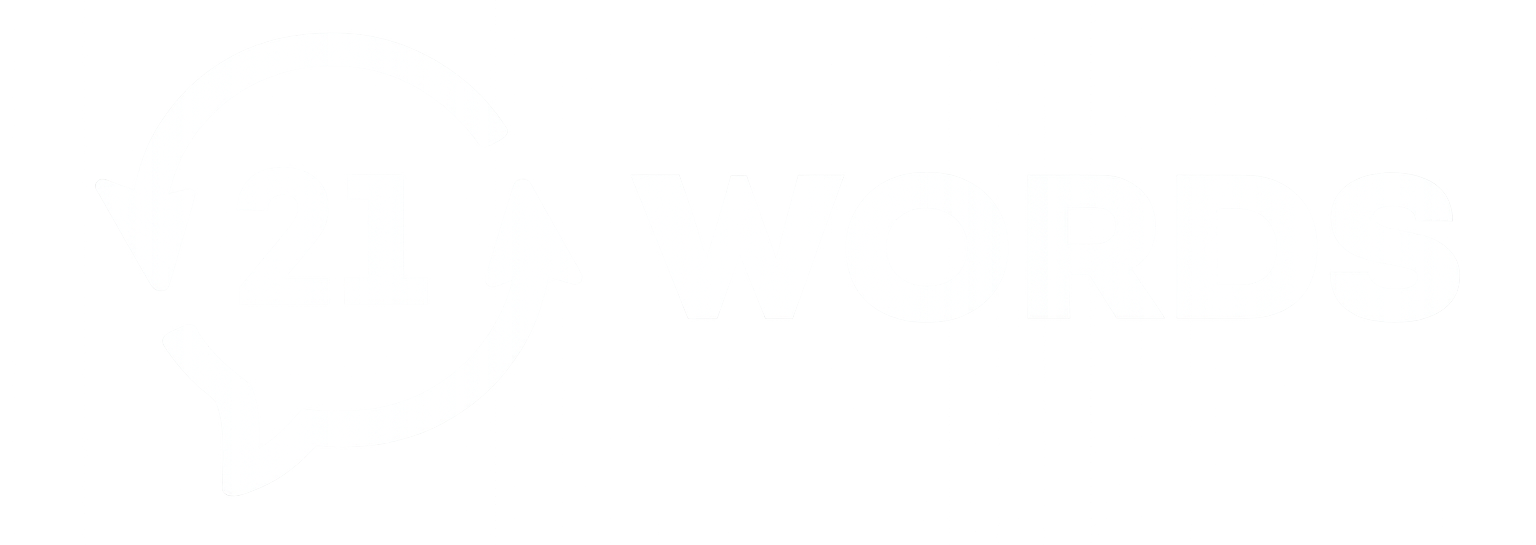 21 Words Logo
